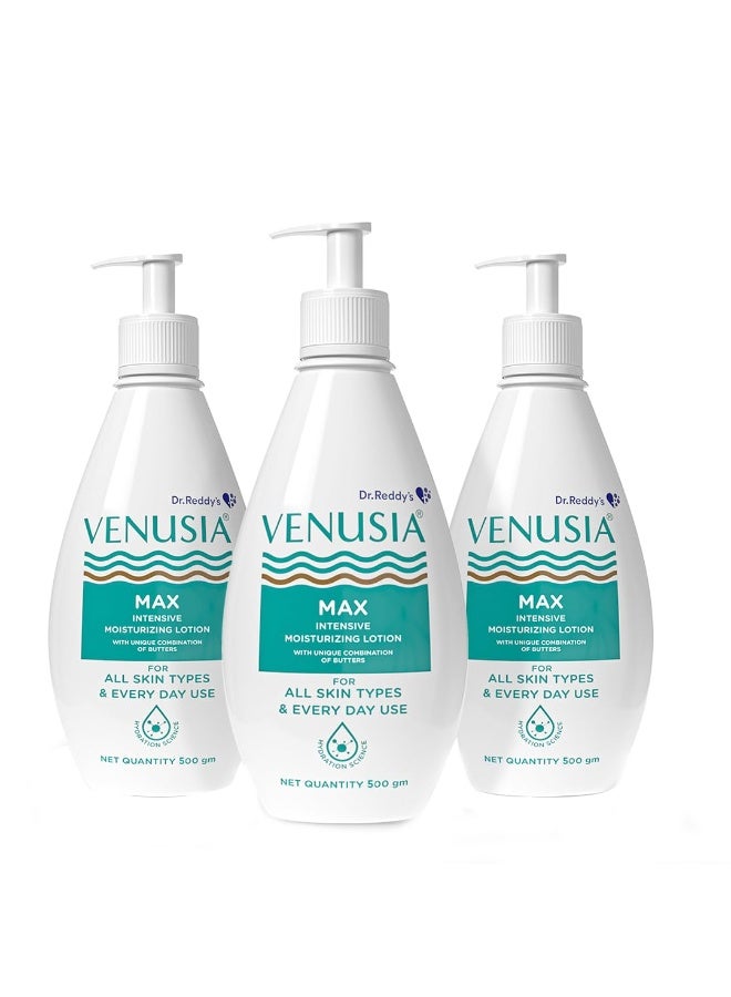 VENUSIA Reduced Moisture Loss: The Venusia Max Intensive Moisturizing Lotion will help reduce natural moisture loss, making your skin feel plump and supple. - Image 1